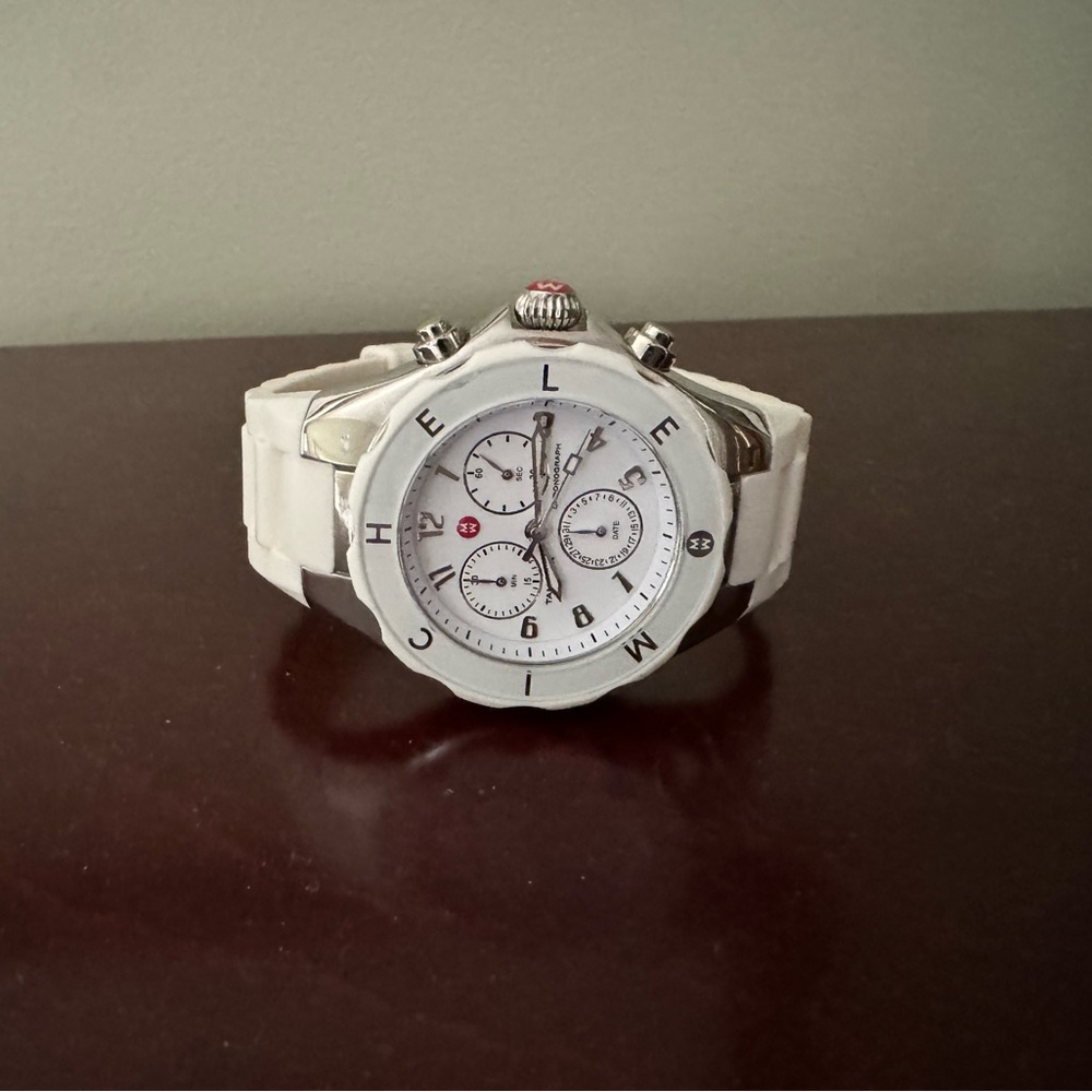 Michele Jelly Watch in White